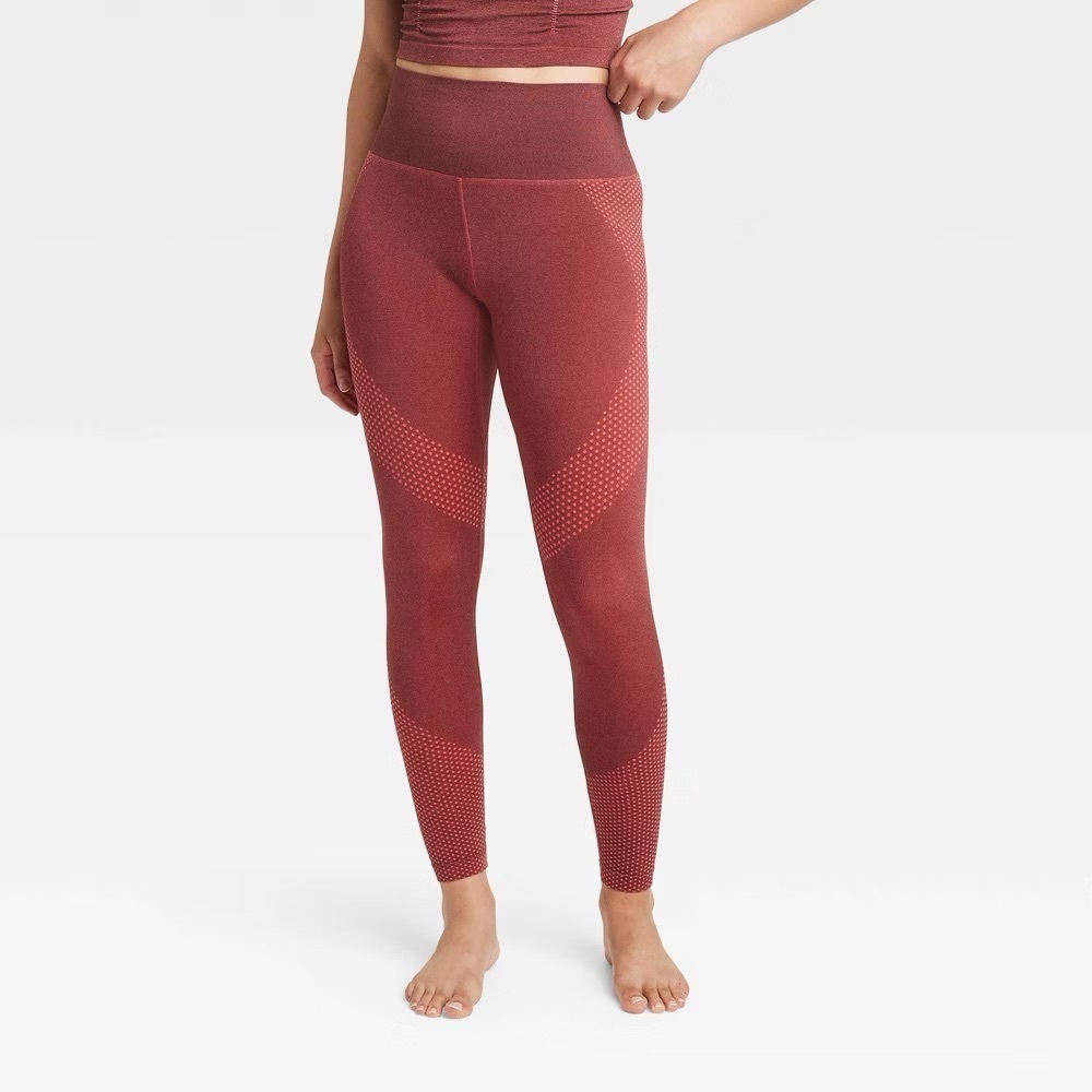 JoyLab Seamless 7/8 Leggings High Rise Patterned NWT XXS